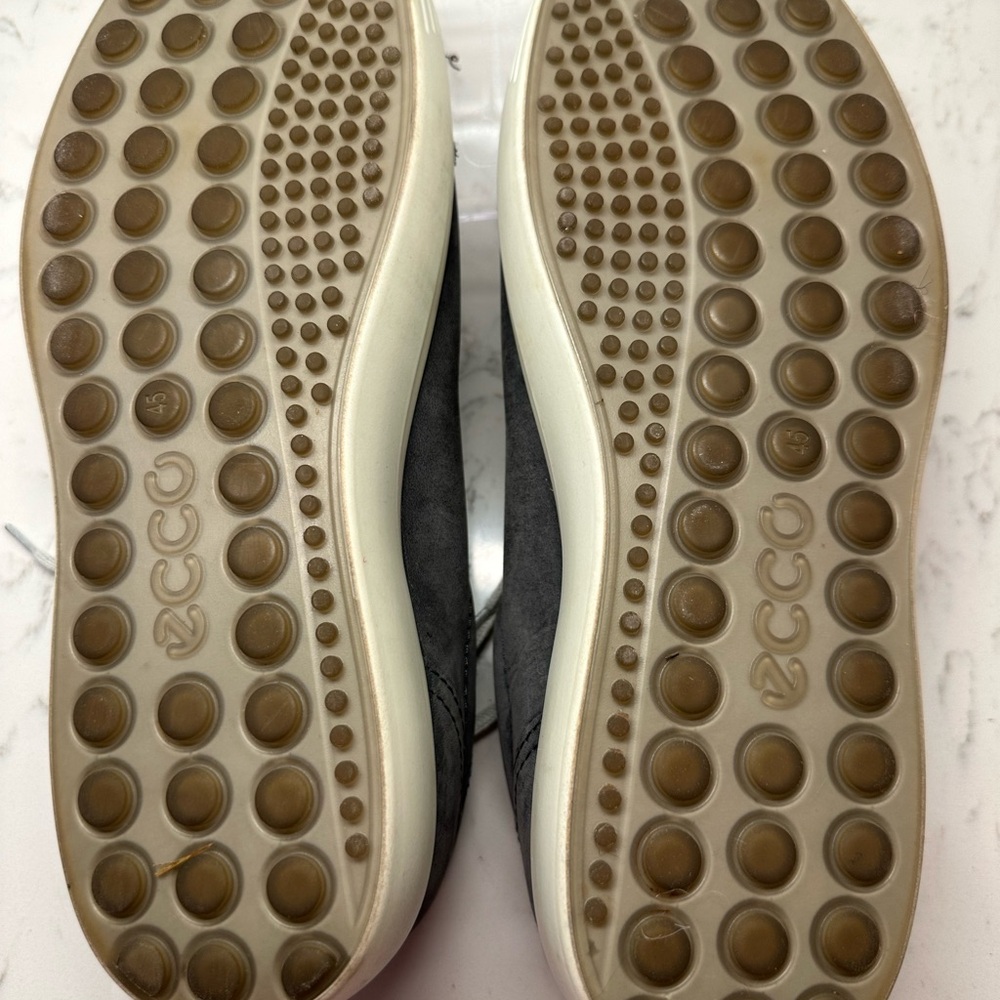 ECCO - Soft 7 sneaker, gray soft rich leather with all day comfort - Picture 7 of 11